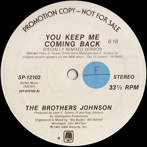 The Brothers Johnson You Keep Me Coming Back Music