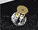 Do4U 10pcs 30mm Crystal Glass Cabinet Knob Drawer Pull Handle Kitchen Door Wardrobe Hardware Used for Cabinet, Drawer, Chest, Bin, Dresser, Cupboard (30mm, Fresh Golden)