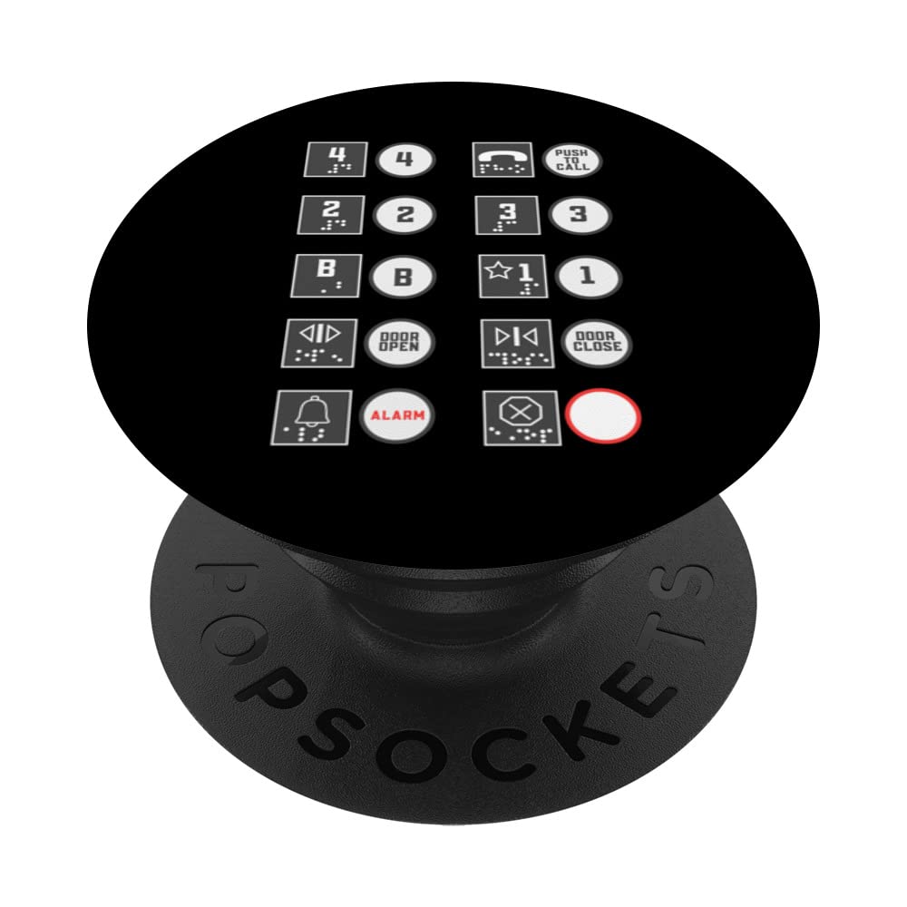 Elevator Technician Elevator Mechanic Elevator Constructors PopSockets Swappable PopGrip