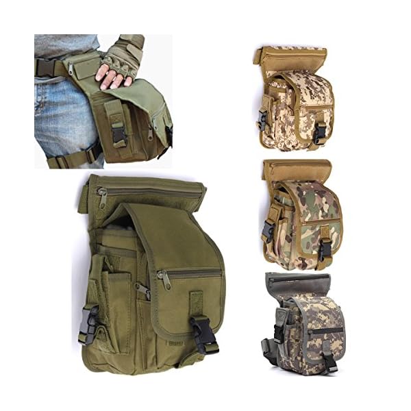 CAMTOA-Multi-purpose-Racing-Canvas-Waist-Pack-Tactical-pockets-Outdoor-Hiking-Climbing-Bike-Cycling-Thigh-Tactical-Bag