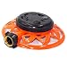 2wayz 8 Pattern Turret Garden Lawn Sprinkler with Super Heavy Duty Circle Metal Base. Powerful Water Output with No Leaks! &frac34; Hose Input, 360&deg; Connector Swivel primary