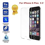 iPhone 6 Plus Screen Protector - Clear Premium Tempered Glass Screen Protector For iPhone 6 Plus (5.5 inch) - High Definition (HD) Touchscreen With Superior Clarity - Protect Your iPhone 6 Plus And Its Value