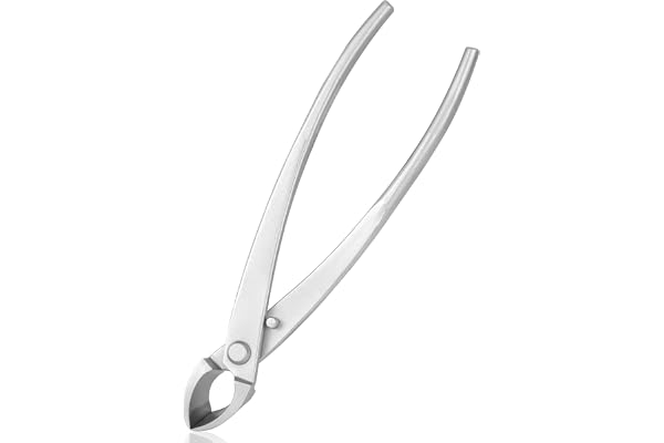 8 inch Concave Cutter, Stainless Steel Cutter for Bonsai & Gardening Pruning, Supplied By Jevie(Diagonal)