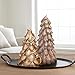 Christmas Table Decor Trees Candles 2 Pack 8