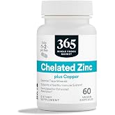 365 by Whole Foods Market, Chelated Zinc, 60 CT