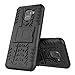 Galaxy J6 2018 Case, Lacass [Shockproof] Tough Rugged Dual Layer Protector Hybrid Case Cover with Kickstand for Samsung Galaxy J6 (2018) - Black