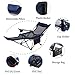 Seatopia Camping Recliner and Lounge Chair, Backpacking Folding Chair with Headrest, Footrest and Storage Bag for Outdoor Camping, BBQ, 300lbs Weight Capacity