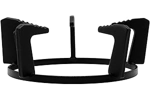 MOTHNUR Cast Iron Stove Rack for Gas Stove Cast Iron Pan Pot Support Stand Non-slip Matte Five-point