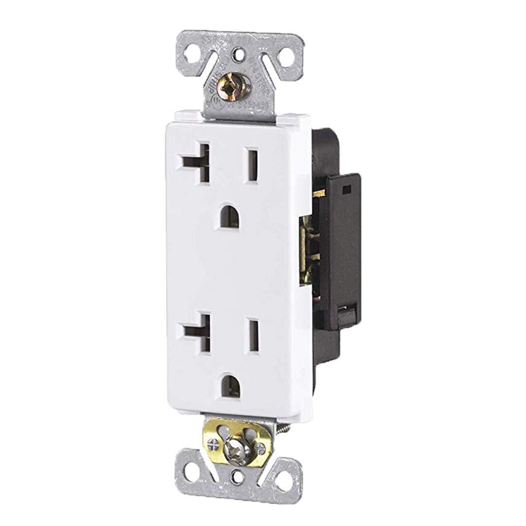 50 Pz Presa Di Uscita Decorazione Ricevitore Duplex 20 Amp - Foto 8