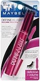 2 Maybelline New York Define-A-Lash Volume Mascara, Very Black 821