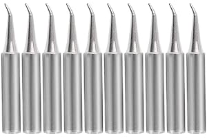 SeonFook 10PCS 900M-T-IS Soldering Iron Tips Replacement Solder Welding Tips Kit Compatible with Hakko, Radio Shack, Atten, Yihua Soldering Station, Welding Equipment & Accessories