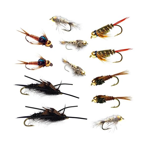 Go-to-Trout-Fly-Fishing-Nymph-Assortment-12-Flies Go-to-Trout-Fly-Fishing-Nymph-Assortment-12-Flies