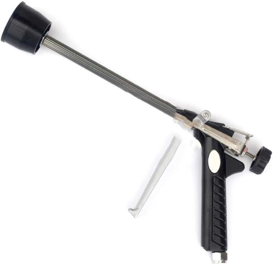 Pistola pulverizadora agrícola Pulverizador eléctrico Pesticidas de Alta presión Pistola de Agua Pistola pulverizadora de atomización Ajustable Niebla Fina Lavado de Coches Tipo B 33cm