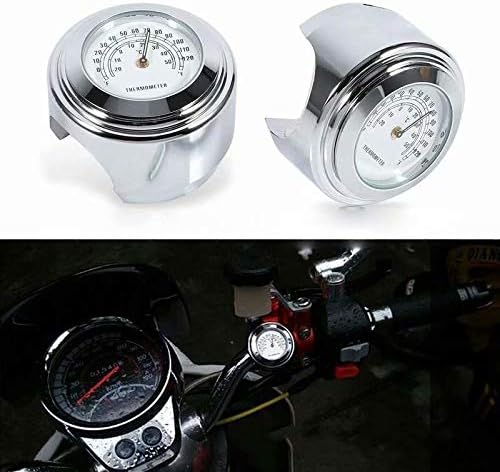 Big Bargain Store 温度計 車 22 25mm 温度計 変更されたアクセサリー 時計 ハーレーオートバイ オートバイ 時計 Temperature White B081qh5gy5 3円 人気海外一番 100 品質保証 全品送料無料 即日出荷 Sale開催中