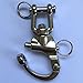 JY-MARINE Jaw Swivel Eye Shackle Marine Grade Stainless Steel 316 Sailing Hardware -3-1/2