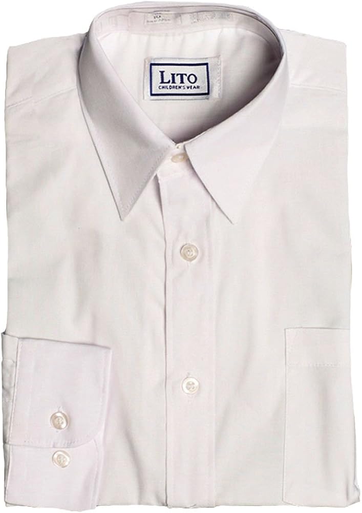 ivory dress and white shirt