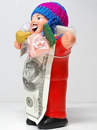 Amazon エケコ人形18cm タイプ２ ペルー製 タバコをくわえさせてあげるとお礼に願い事が叶えてくれる と話題になった幸運人形 ワイルーロの実プレゼント中 ボディー色などのご指定は出来ません 民芸品 おもちゃ