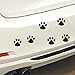 Finduat 66 Pcs Dog Paw Prints Sticker Dog Paws Wall Decals Vinyl Pawprints Sticker Decoration for Children Nursery Room Home Décor Art Mural DIY