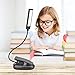 Book Reading Light, iMagitek Portable Clip On Book Reading Cob Light Lamp for Night Bookworms (Battery Operated)