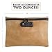 Smell Proof Bags and Container with Lock - Carbon Lined Smell Proof Case with Lock - Discreet Locking Travel Bag - Case for Medication, Herbs, Spice, Perfume, Incense - PU Leather, Tan