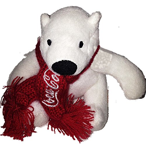 Coca Cola Plush Polar Bear with Red Scarf 4