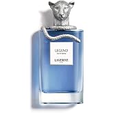 LAVERNE Legend Cologne for Men - Pineapple, Pink Pepper, Sandalwood &amp; Amber - Arabian Eau de Parfum, Long Lasting Fresh Woody Fragrance, 3.38 Fl Oz / 100 ml