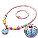 KANKANWO 12Sets Little Girl Princess Party Necklace & Bracelet Jewelry Value Pack