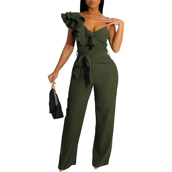 mi】AMERI CHLOE V NECK ROMPERS mi】AMERI CHLOE V NECK