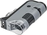 Carson MP-250 MicroFlip 100-250x Pocket Microscope Grey view 7