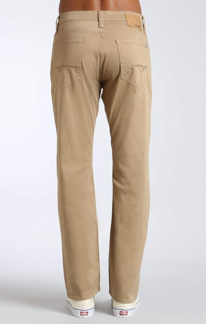 Mavi Men's Matt Classic Mid-Rise Relaxed Straight-Leg Pants: Clothing