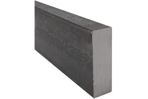 MSP METALS Hot Rolled ASTM A36 Carbon Steel Rectangle Bar 0.5" x 1.5", 24" Cut Length, Easy to Fabricate, Good Weldability and Machinability