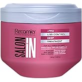 Salon In Recamier Liss Control Deep Treatment Mask – 10.58 oz | Anti-Frizz & Smoothing Hair Mask with Keratin & Silk Proteins