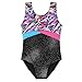 BAOHULU Leotard for Girl Gymnastics Sparkle Spliced Dancing Tumbling Skating Outfit