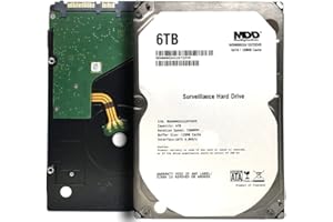 MDD MAXDIGITALDATA MaxDigitalData 6TB 7200RPM 128MB Cache SATA 6.0Gb/s 3.5" Internal Hard Drive for Surveillance (MD6000GSA12872DVR) - 3 Years Warranty