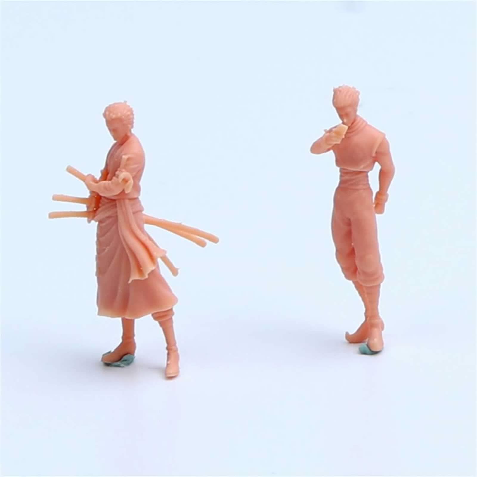 ZEDACAKAI (9 pièces 1/35 Figure Investigators Man Tenant des Outils Modèle Costumes Scène Miniature GK Besoin d'être coloré par vous-même
