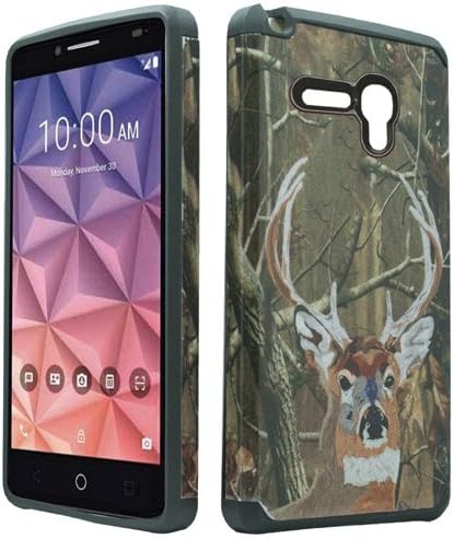 JITTERBUG SMART (5.5inch) Case, LUXCA Designed Armor [Shock Absorption] Drop Protection Hybrid Dual Layer Defender Cover for JITTERBUG SMART (5.5inch) (Deer)