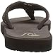 Quiksilver Unisex-Child Carver Suede Youth Flip-Flop Sandal (Toddler/Little, Demitasse Solid, 6 M US Big Kid