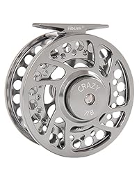 Carrete de pesca Fiblink Fly con arbor grande 2+1 BB, cuerpo de aleación de aluminio mecanizado CNC y bobina en carrete de mosca tamaños 5 6, 7 8