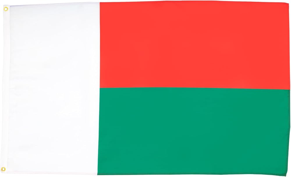 AZ FLAG Madagascar Flag 3x5 ft 100D Polyester with 2 Brass Grommets