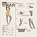 MERYLURE 40 Den Semi Sheer Pantyhose Control Top Sexy T Crotch Shadow Toe Tights (Medium, Black)