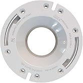 Oatey 3 in. PVC Spigot Fit Closet Flange with Plastic Ring