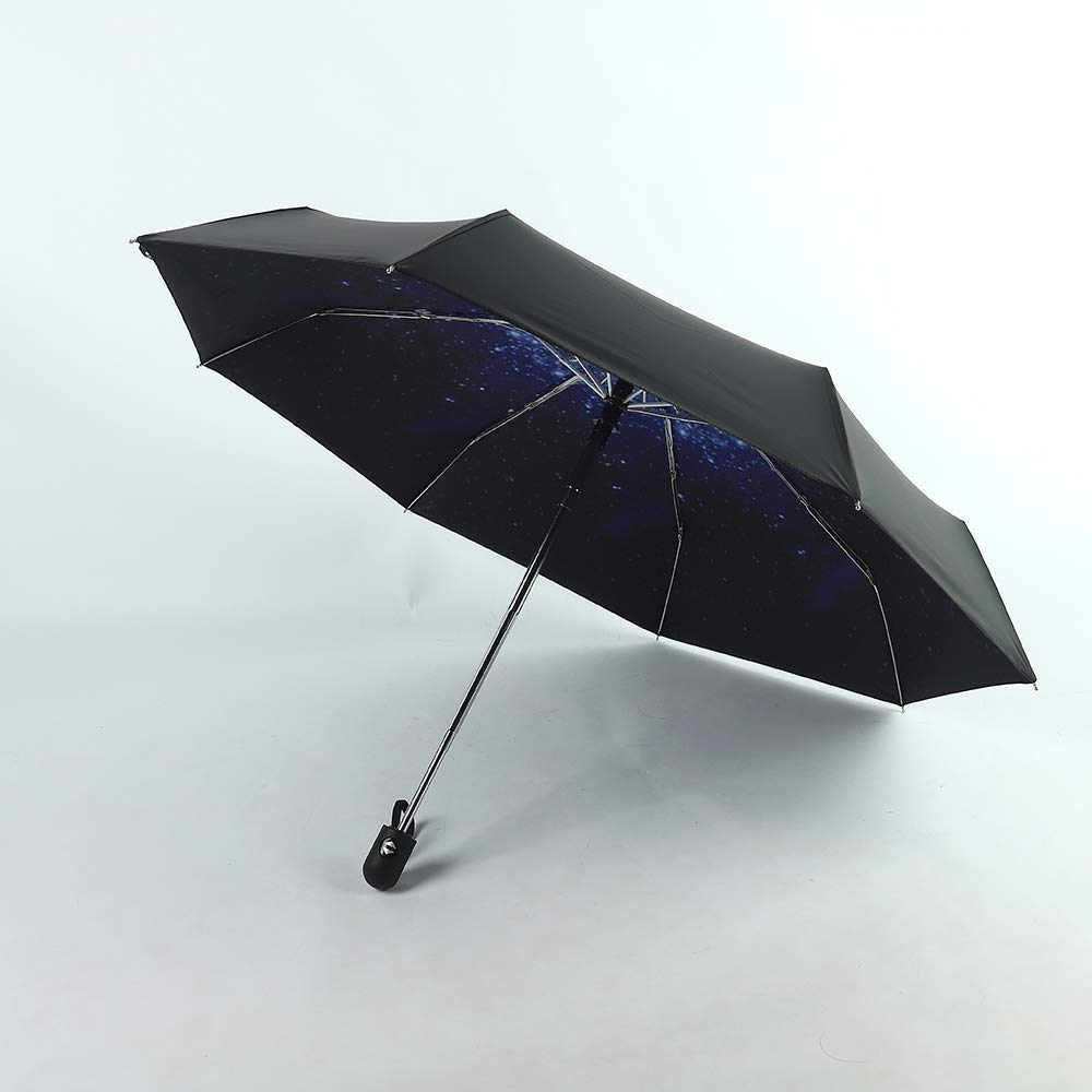 kabinga Umbrella 04 Automatic Umbrella, Prevents Lightning Ultraviolet Umbrella Sunproof, Pink Dispersion, Unisex-Adult, Pink, L