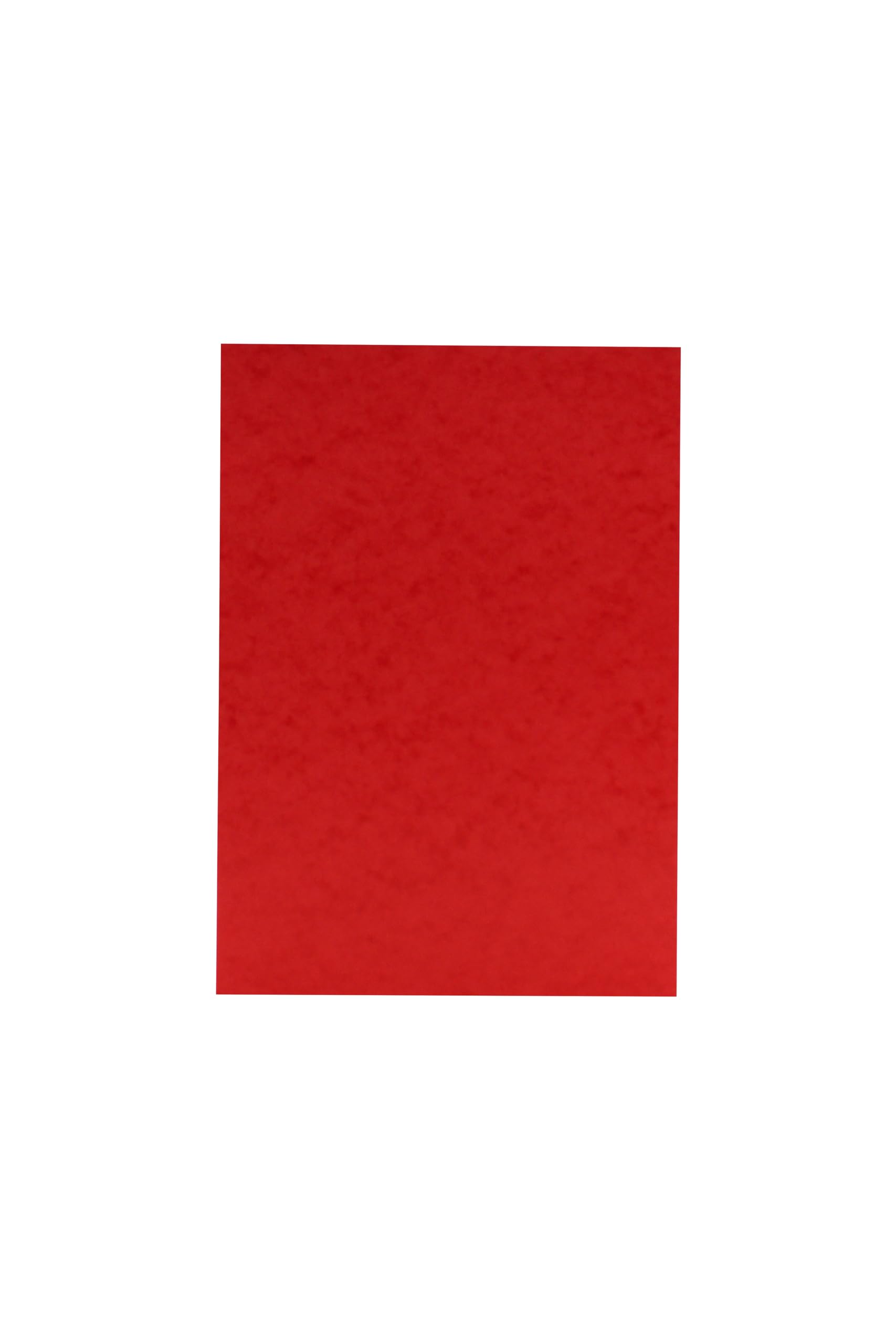 Clairefontaine - Ref 3134Z - Europa Coloured Card (Pack of 50 Sheets) - A4 (297 x 210mm) Size, 265gsm, 300 Micron Mottled Pressboard, Acid Free - Red Colour