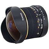 Rokinon FE8M-C 8mm F3.5 Fisheye Fixed Lens For Canon - Black