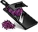 Gourmia GMS9340 Jumbo Mandoline Slicer and Grater, Cabbage Shredder– Eggplant and Cabbage Slicer with Hand Guard – Ultra Sharp Stainless Steel – Slicer and Cutter for Large Vegetables - BPA Free