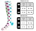Compression Socks (1 pair) for Women & Men - Best Graduated Athletic Fit for Running, Nurses, Flight Travel, & Maternity Pregnancy - Boost Stamina, Circulation & Recovery (Happy Dots, S/M)