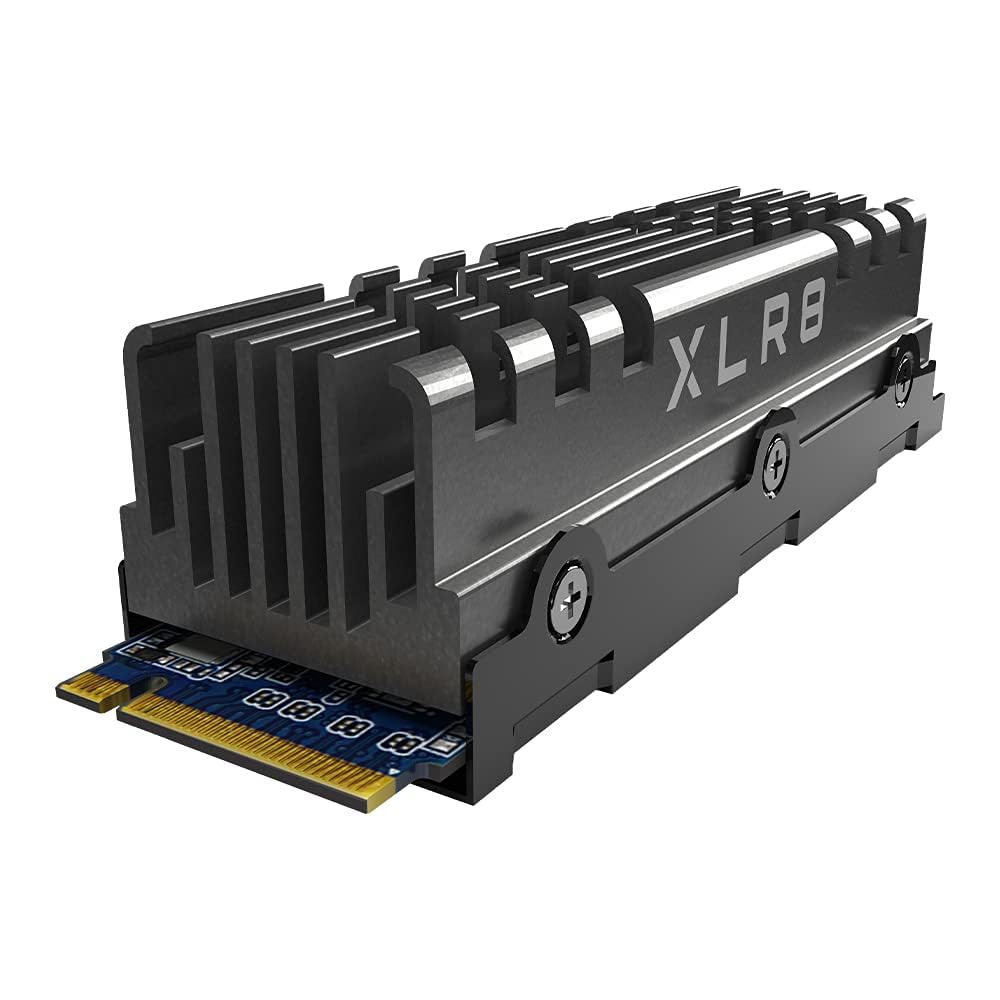 PNY XLR8 CS3040 M.2 NVMe Gen4 x4 Internal Solid State Drive (SSD) with Heatsink 1TB, Read Speed up to 5600 MB/s, Write Speed up to 4300 MB/s