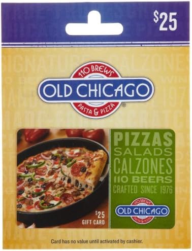 Old Chicago Gift Card $25