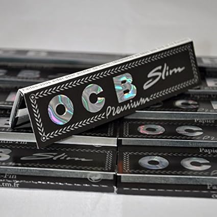 SCORIA OCB King Size Rolling Paper Black (Pack of - 5) 160 Leaves
