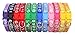 YOY 12 pcs/Set Soft Nylon Puppy Whelping ID Collars - Adjustable Reusable Washable Baby Dog ID Bands Pet Identification for Breeders, Neck 8
